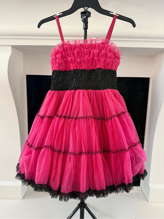 Ooh! La, La! Couture Other - Ooh! La, La! Couture Hot Pink and Black Tulle Party Dress- Girls Size 8